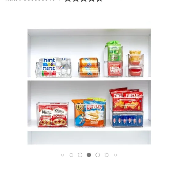 I'Design fridge and freezer storage bin 10 piece set